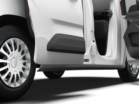 Toyota ProAce City Electric LWB Van HQ Interior 2024 Model 3D