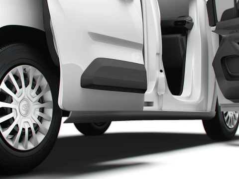 Toyota ProAce City Electric LWB Van HQ Interior 2024 3D Model