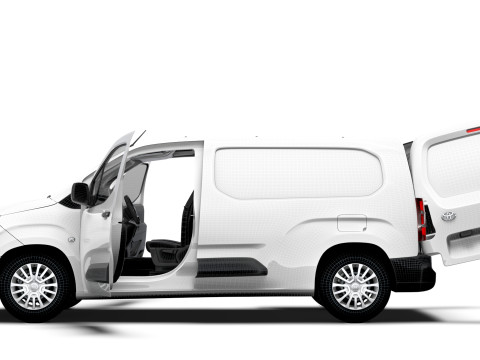 Toyota ProAce City Electric LWB Van HQ Interior 2024 Model 3D