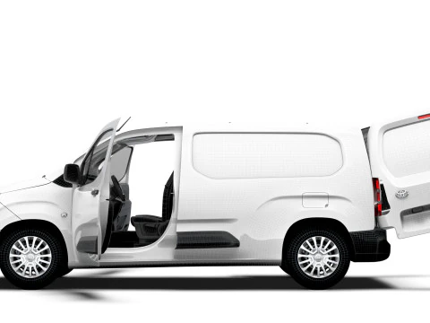 Toyota ProAce City Electric LWB Van HQ Interior 2024 3D Model