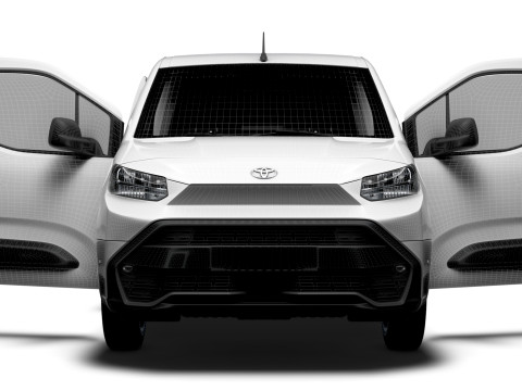 Toyota ProAce City Electric LWB Van HQ Interior 2024 Model 3D