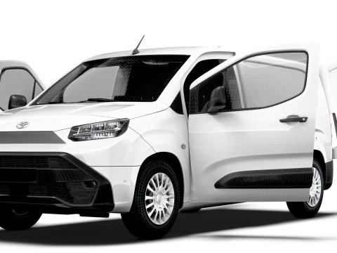 Toyota ProAce City Electric LWB Van HQ Interior 2024 3D Model