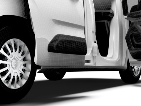 Toyota ProAce City Electric LWB Van HQ Interior 2024 Model 3D