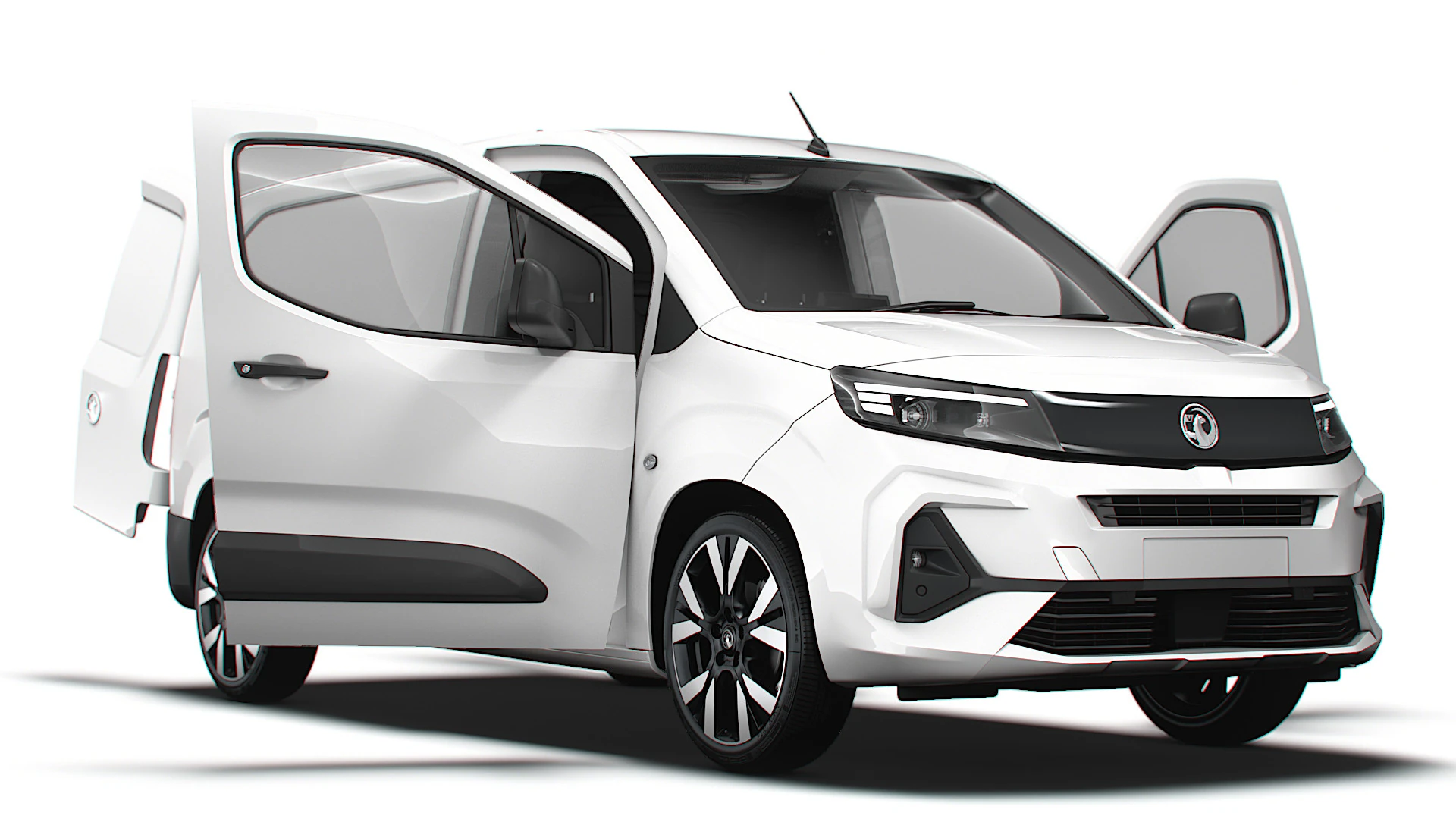 Vauxhall Combo e LWB Van HQ Interieur 2024 3D Modell .c4d .max .obj .3ds .fbx .stl .blend 