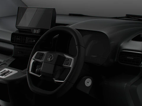Vauxhall Combo e LWB Van HQ Interieur 2024 3D Modell
