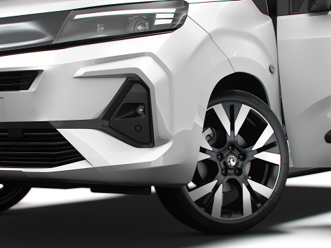 Vauxhall Combo e LWB Van HQ Interior 2024 3D Model