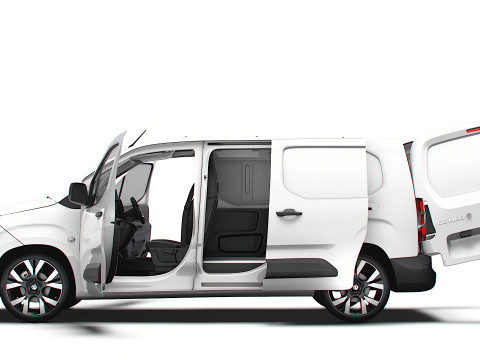 Vauxhall Combo e LWB Van HQ Interior 2024 3D Model