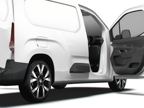 Vauxhall Combo e LWB Van HQ Interior 2024 3D Model