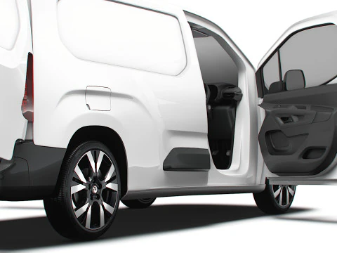 Vauxhall Combo e LWB Van HQ Interieur 2024 3D Modell