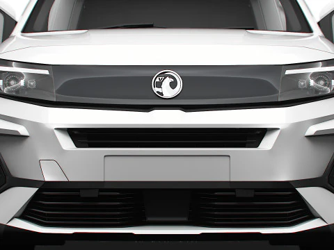 Vauxhall Combo e LWB Van HQ Interieur 2024 3D Modell