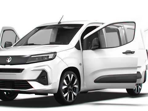 Vauxhall Combo e LWB Van HQ Interior 2024 3D Model