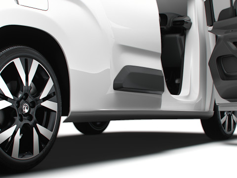 Vauxhall Combo e LWB Van HQ Interior 2024 3D Model