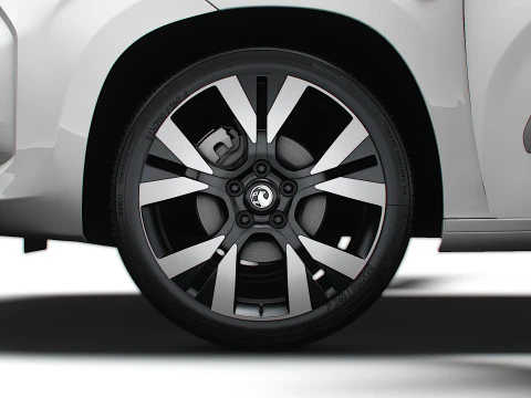 Vauxhall Combo e LWB Van HQ Interieur 2024 3D Modell