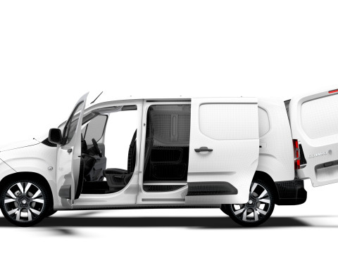 Vauxhall Combo e LWB Van HQ Interior 2024 3D Model