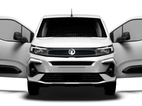 Vauxhall Combo e LWB Van HQ Interieur 2024 3D Modell