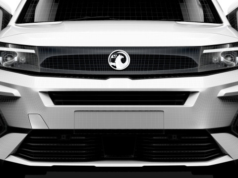 Vauxhall Combo e LWB Van HQ Interior 2024 3D Model