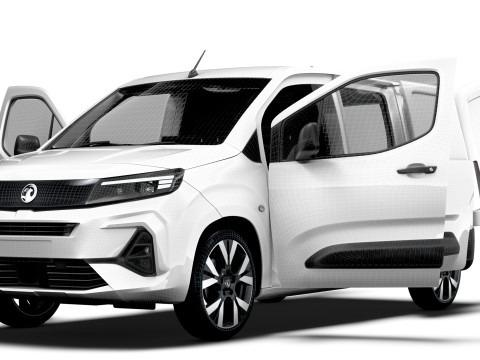 Vauxhall Combo e LWB Van HQ Interior 2024 3D Model
