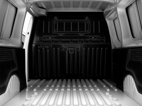 Vauxhall Combo e LWB Van HQ Interior 2024 3D Model