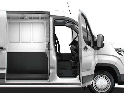 Maxus Deliver 9 Van L1H1 HQInterior 2024 3D Model