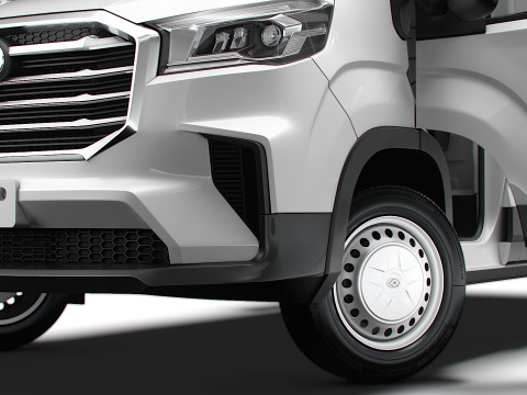 Maxus Deliver 9 Van L1H1 HQInterior 2024 3D Model