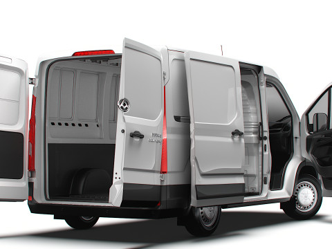 Maxus Deliver 9 Van L1H1 HQInterior 2024 3D Model