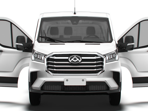 Maxus Deliver 9 Van L1H1 HQInterior 2024 3D Model