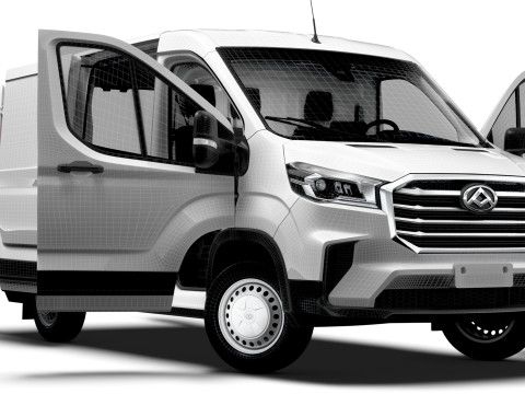 Maxus Deliver 9 Van L1H1 HQInterior 2024 3D Model