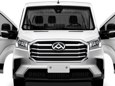 Maxus Deliver 9 Van L1H1 HQInterior 2024 3D Model