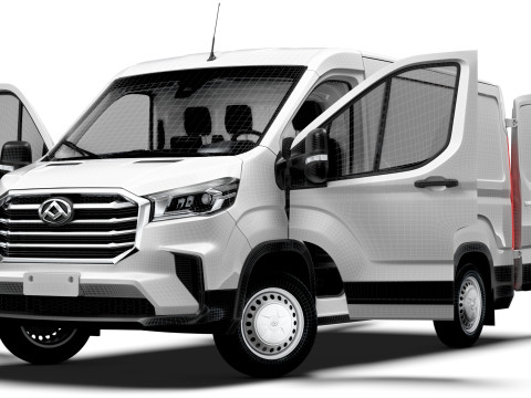 Maxus Deliver 9 Van L1H1 HQInterior 2024 3D Model