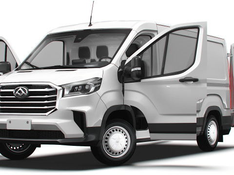 Maxus Deliver 9 Van L2H1 HQInterior 2024 Modelo 3D