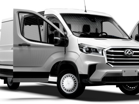 Maxus Deliver 9 Van L2H1 HQInterior 2024 Modelo 3D