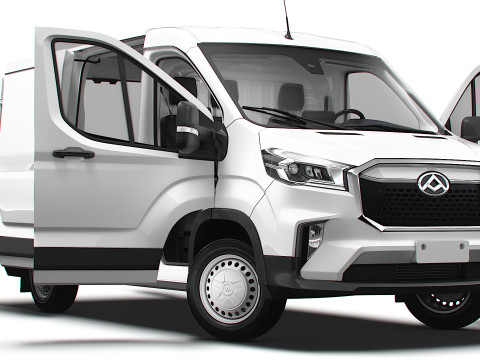 Maxus E Deliver 9 Van L1H1 HQInterior 2024 3D Model