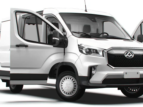 Maxus E Deliver 9 Van L1H1 HQInterior 2024 Modelo 3D