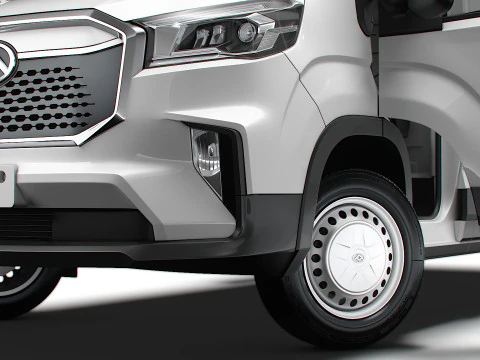 Maxus E Deliver 9 Van L1H1 HQInterior 2024 3D Model