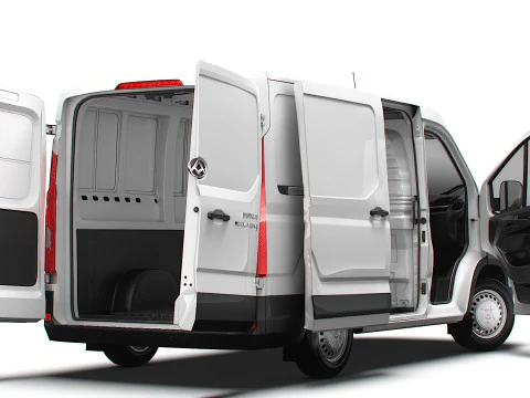 Maxus E Deliver 9 Van L1H1 HQInterior 2024 3D Model