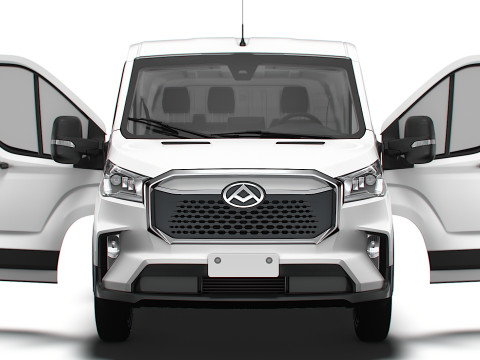 Maxus E Deliver 9 Van L1H1 HQInterior 2024 3D Model