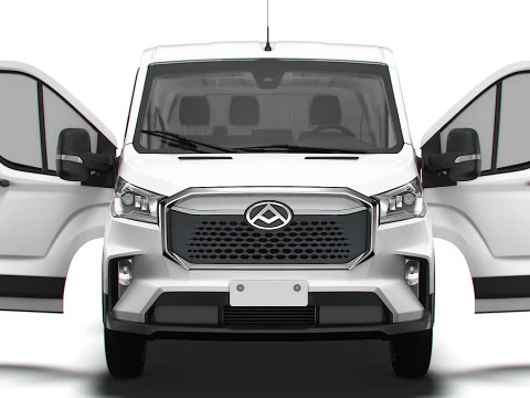 Maxus E Deliver 9 Van L1H1 HQInterior 2024 3D Model