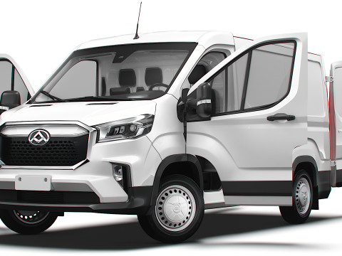 Maxus E Deliver 9 Van L1H1 HQInterior 2024 3D Model