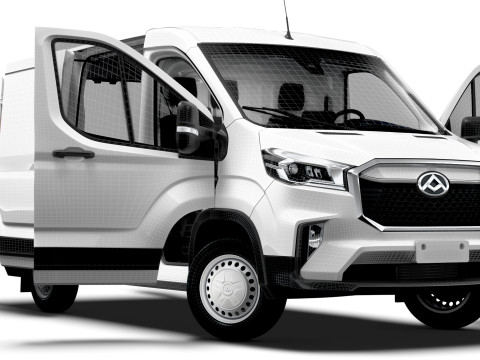 Maxus E Deliver 9 Van L1H1 HQInterior 2024 3D Model