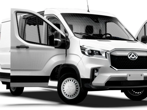 Maxus E Deliver 9 Van L1H1 HQInterior 2024 3D Model