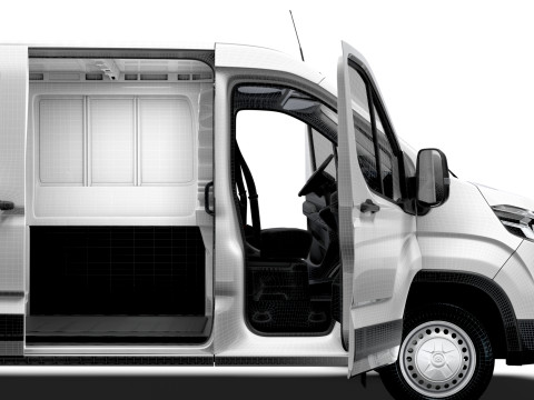 Maxus E Deliver 9 Van L1H1 HQInterior 2024 3D Model