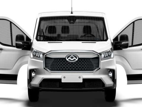 Maxus E Deliver 9 Van L1H1 HQInterior 2024 3D Model