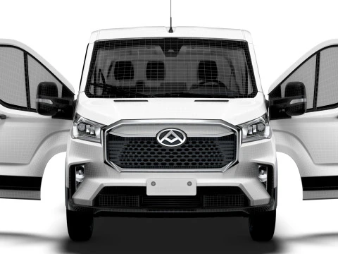 Maxus E Deliver 9 Van L1H1 HQInterior 2024 3D Model