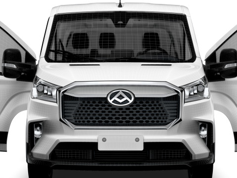 Maxus E Deliver 9 Van L1H1 HQInterior 2024 3D Model