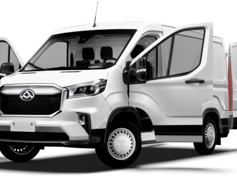 Maxus E Deliver 9 Van L1H1 HQInterior 2024 3D Model