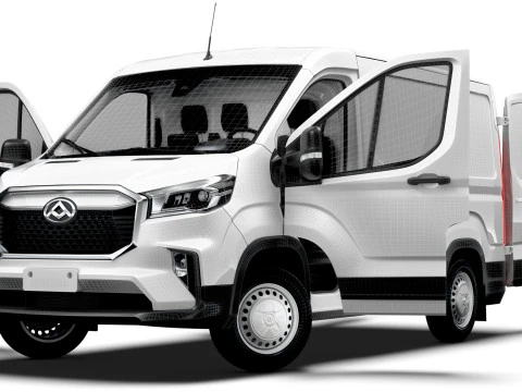 Maxus E Deliver 9 Van L1H1 HQInterior 2024 3D Model