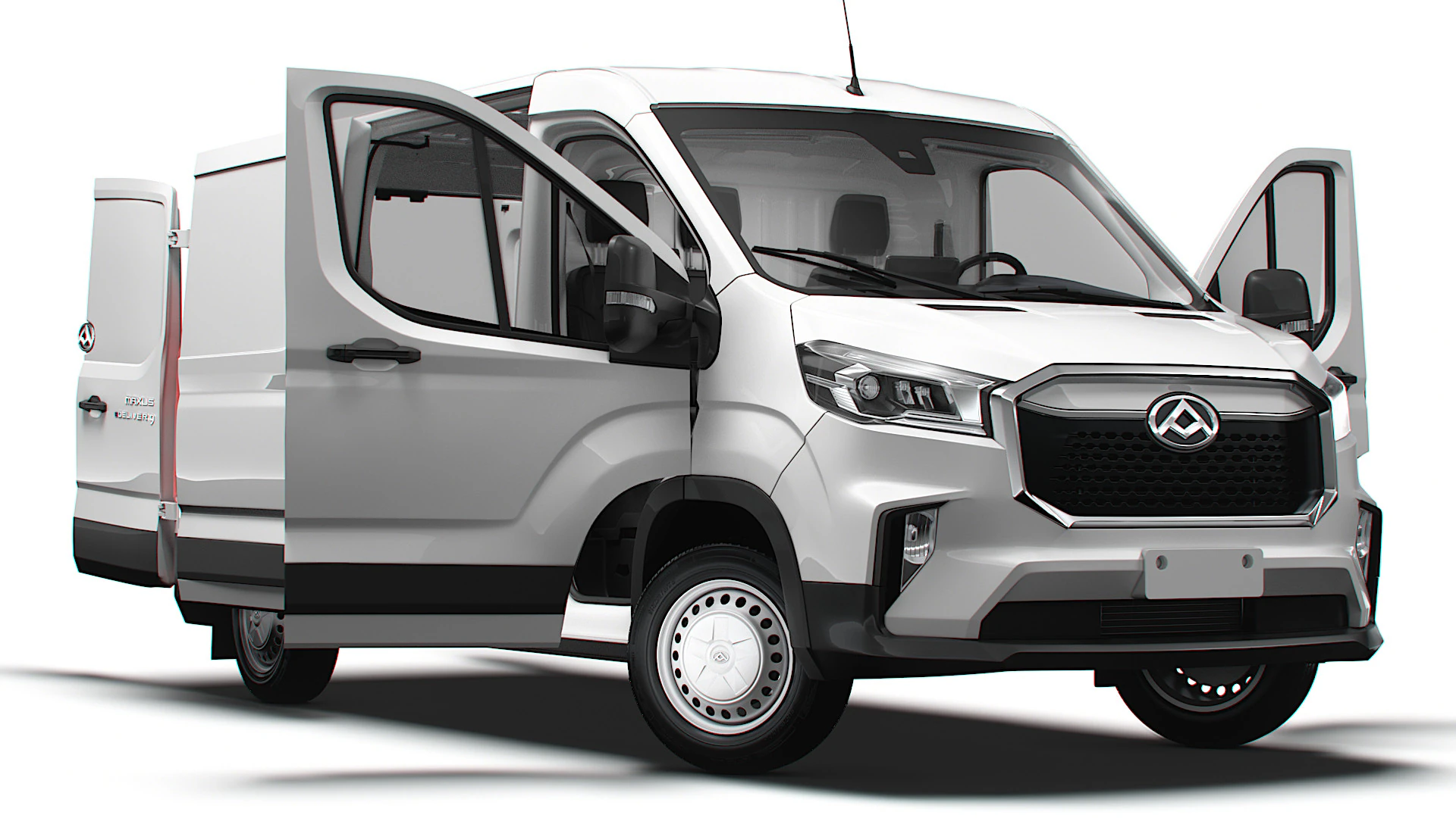 Maxus E Deliver 9 Van L2H1 HQInterior 2024 3D Model .c4d .max .obj .3ds .fbx .stl .blend 
