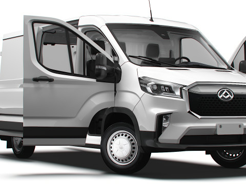 Maxus E Deliver 9 Van L2H1 HQInterior 2024 3D Model