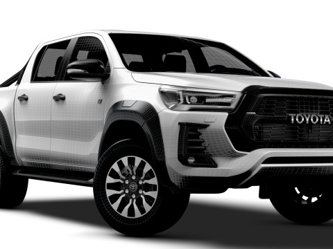 Toyota HiluxGR SPORT 2024 Modelo 3D