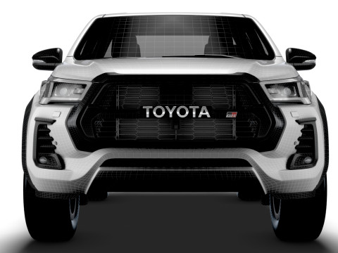 Toyota HiluxGR SPORT 2024 Modelo 3D